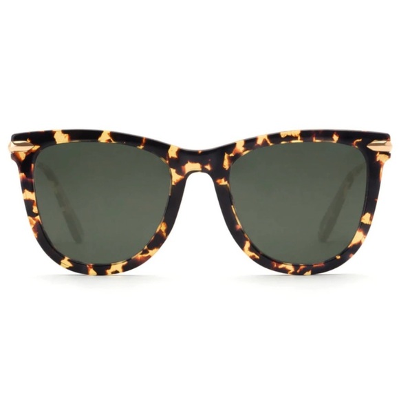 KREWE Zulu polarized 24K Tortoise Sunglasses NEW - Picture 1 of 8